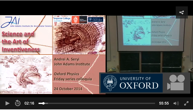 Podcast of lecture in Oxford